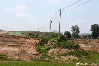 海陽(yáng)供電公司積極配合海陽(yáng)市防汛水利工程建設