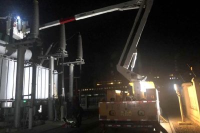 招遠供電公司搶修龍口市220千伏觀(guān)島站2號主變