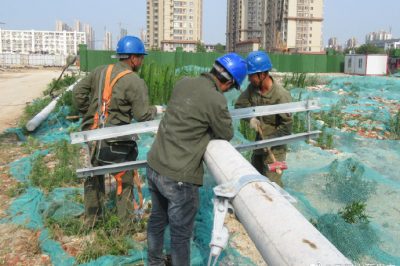福山區供電公司高溫遷移線(xiàn)桿 服務(wù)棚戶(hù)改造