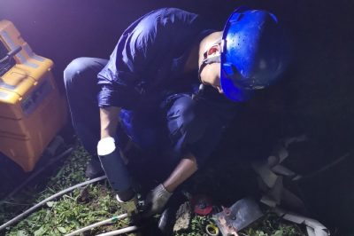 瀘州供電公司調集200米備用電纜搶修干線(xiàn)電纜短路事故