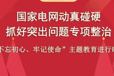 國家電網(wǎng)動(dòng)真碰硬抓好突出問(wèn)題專(zhuān)項整治