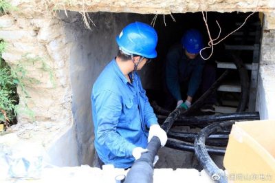 招遠市供電公司35千伏單東線(xiàn)配合市政工程