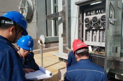 330千伏膚施變電站進(jìn)行全站設備驗收