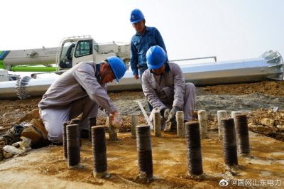 棲霞市供電公司兩條10千伏線(xiàn)路改遷