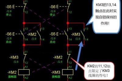 電氣繼電器控制電路的自鎖與互鎖有什么區別
