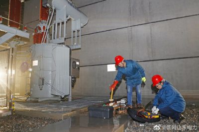 國網(wǎng)山東電科院開(kāi)展了送電調試