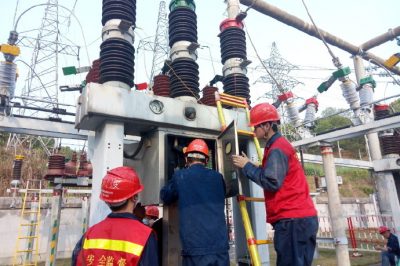 35千伏斷路器進(jìn)行機械特性及彈簧疲勞測試