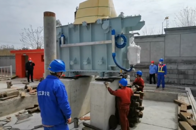 天福變電站增容擴建工程現場(chǎng)