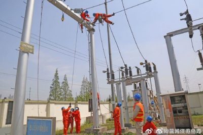 梁垛鎮35千伏梁垛變電站檢修主變