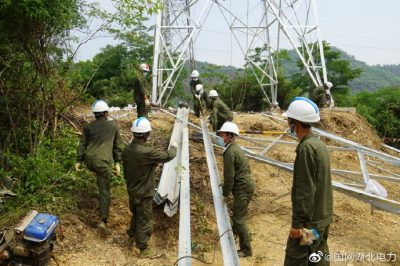 新立雙回路塔基加快線(xiàn)路遷改