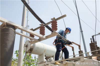 35千伏過(guò)西變電站升級改造工程現場(chǎng)