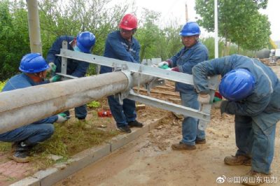 10千伏城西II線(xiàn)線(xiàn)路遷改 為鐵路施工讓路