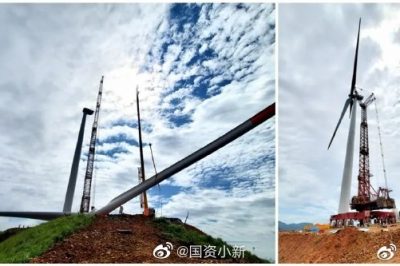 華電廣西新標桿！三江八江風(fēng)電項目首臺風(fēng)機順利吊裝完成