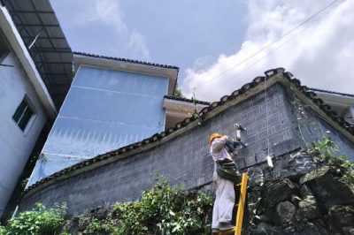 為客戶(hù)更換舊墻擔、安裝新墻擔