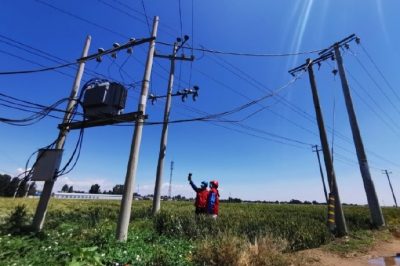 向麥收人員宣傳安全用電及線(xiàn)路保護常識