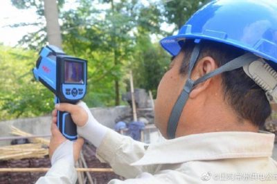 對南山竹海5A級景區的供電設備開(kāi)展紅外測溫工作