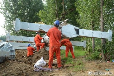 110千伏云北線(xiàn)56號塔段遷移改造