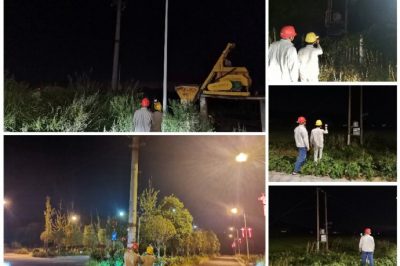 對10千伏君新線(xiàn)用電量大的專(zhuān)變臺區、斷路器、電纜頭開(kāi)展常態(tài)化測溫工作