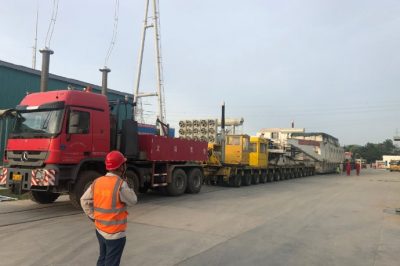 鄱陽(yáng)湖±800千伏換流站28臺換流變全部運輸到位