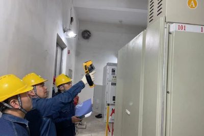 營(yíng)坡變單主變運行設備進(jìn)行帶電檢測