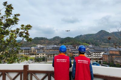 110千伏山楓412線(xiàn)路通道巡視建模工作